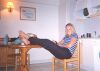 Rachael relaxing